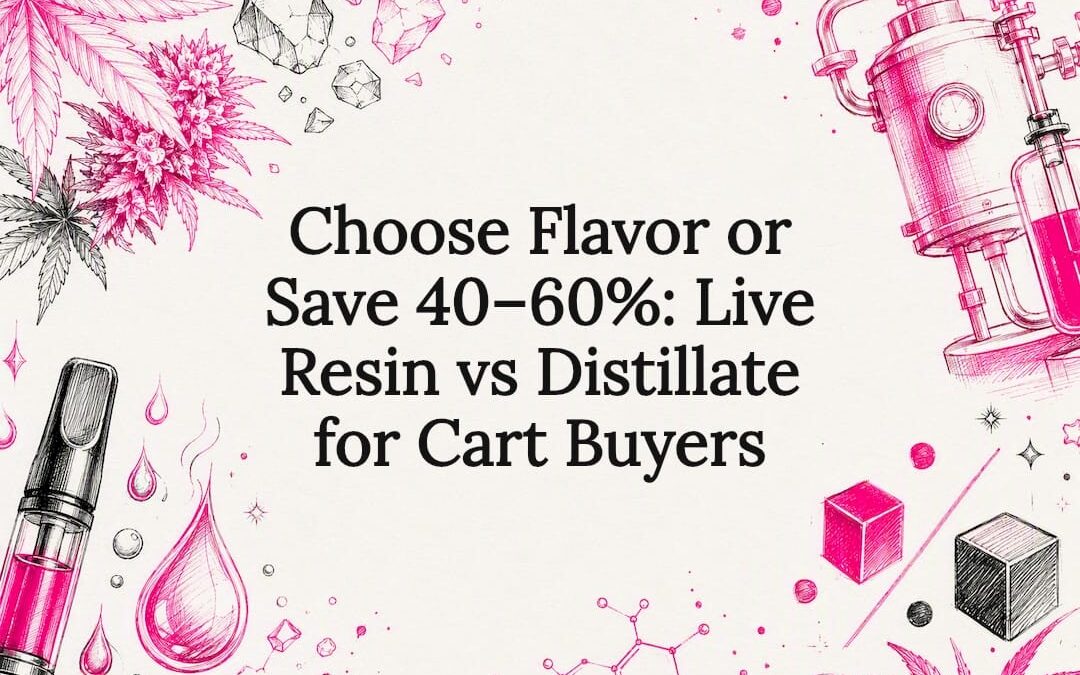 Live resin versus distillate title card
