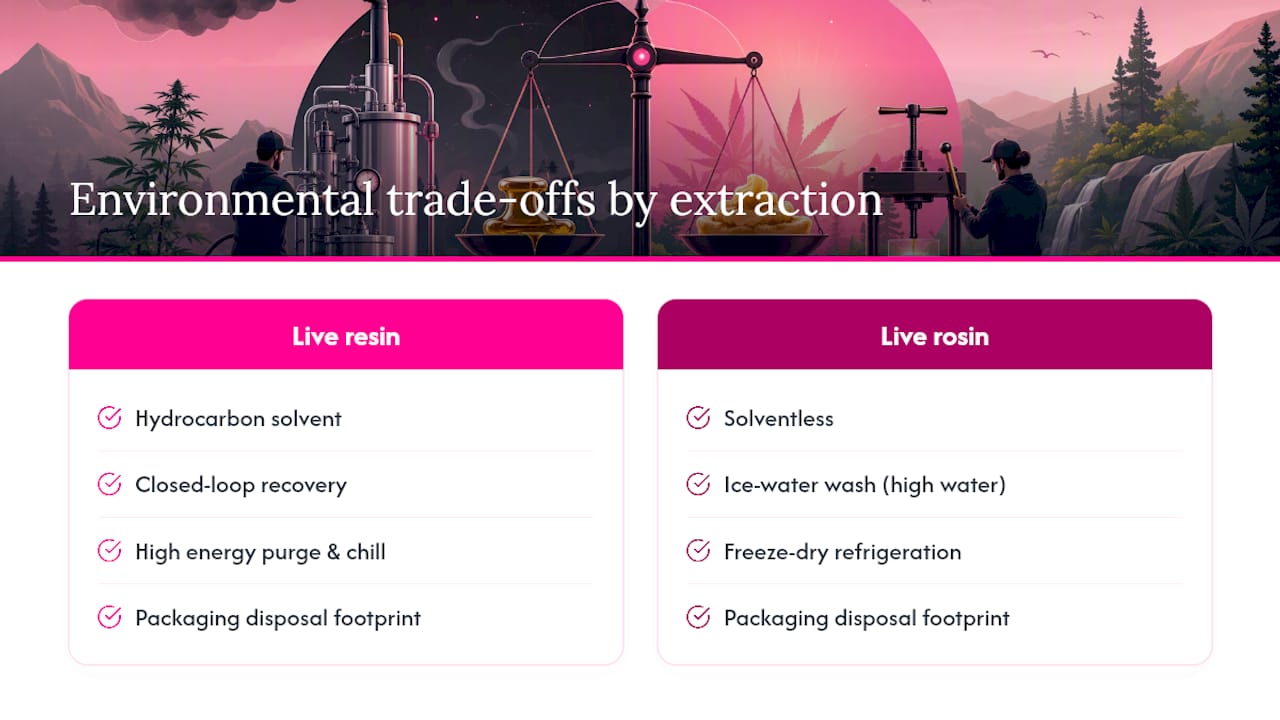 Does Extraction Method Affect the Environment? — overview diagram